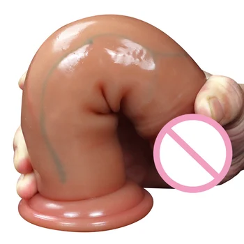 Soft As Real Penis With Belt Realistic Dildo Foreskin Big Cock Sex Toys For Women Female Masturbator Silicone Dildos Suction Cup 4