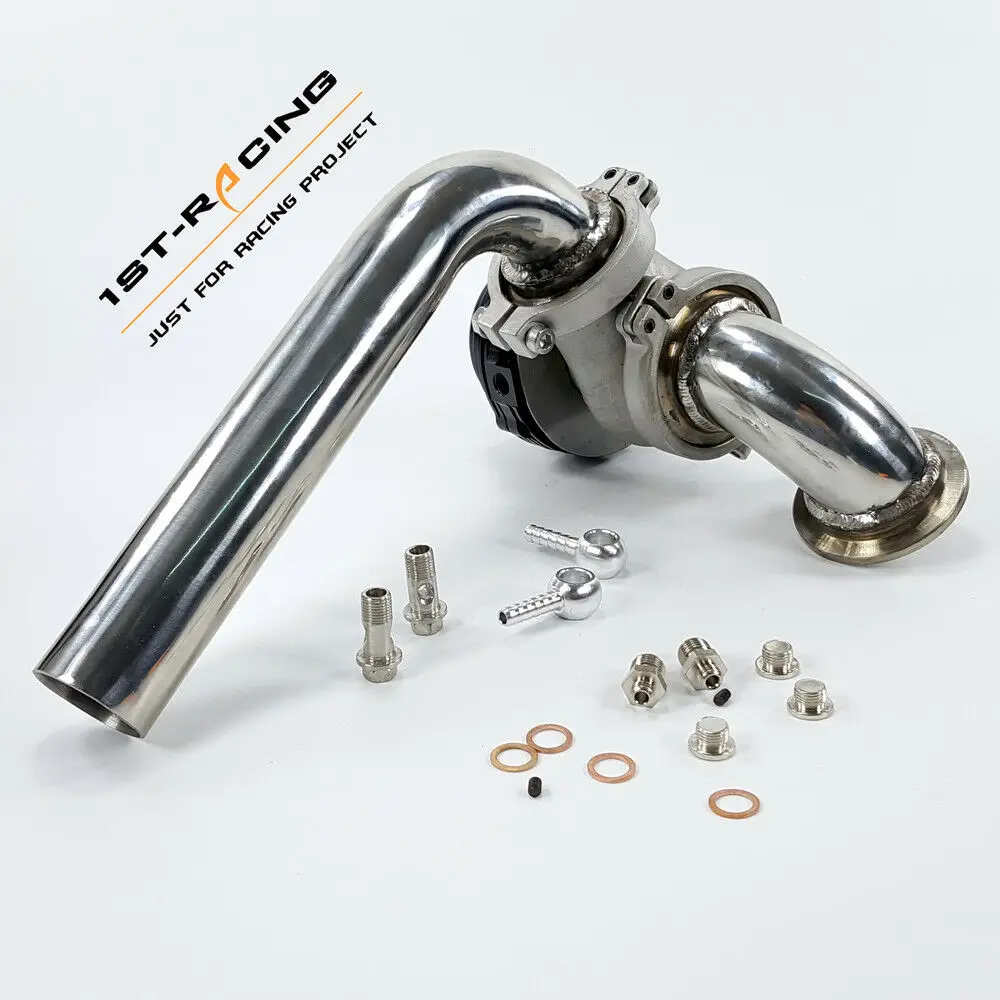 Для MVR44 Tial 44 мм внешняя v-образная горловина 14PSI + выпускная труба из нержавеющей
