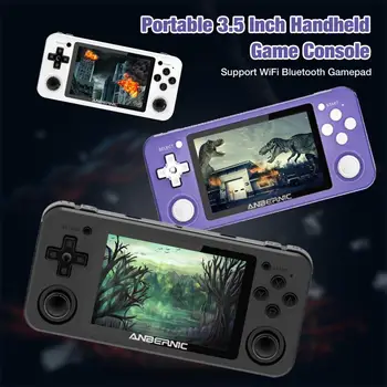 

3.5 Inch RG351P Handheld Game Console Portable LCD Big Games Player with Built-in Classic Games Support USB Type-C Bluetooth