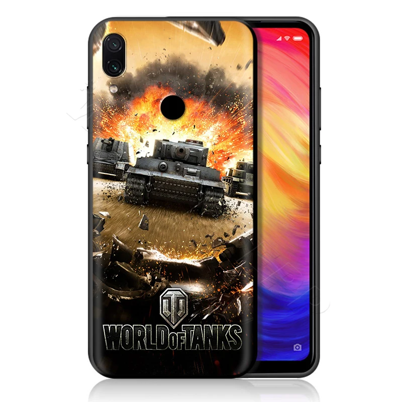 Чехол World of Tanks для Xiaomi Redmi 4A 4X5 5A 6 6A 7 7A S2 Note Go K20 Pro Plus Prime 8T