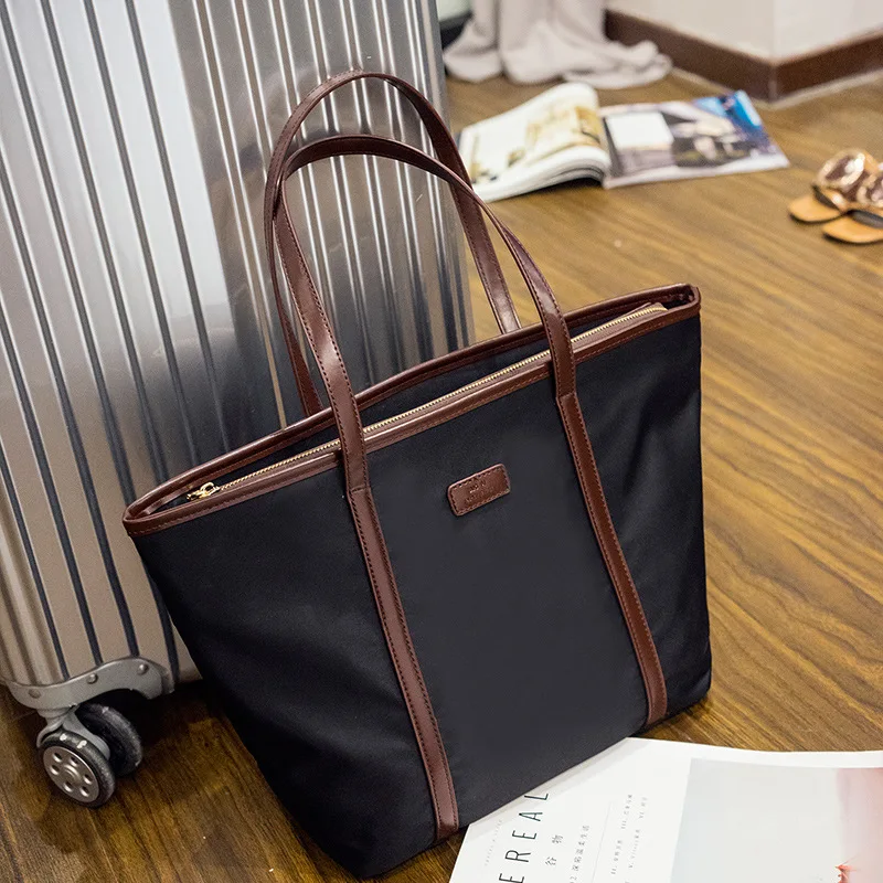 

High Quality Tote Bag 2019 New Style WOMEN'S Single-shoulder Bag Oxford Cloth Nylon Students WOMEN'S Bag Commuting Handbag Large