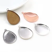 10 шт. 18x25 мм, высокое качество, 5 цветов, покрытые медными кабошонами, базовая Камея, кабошон