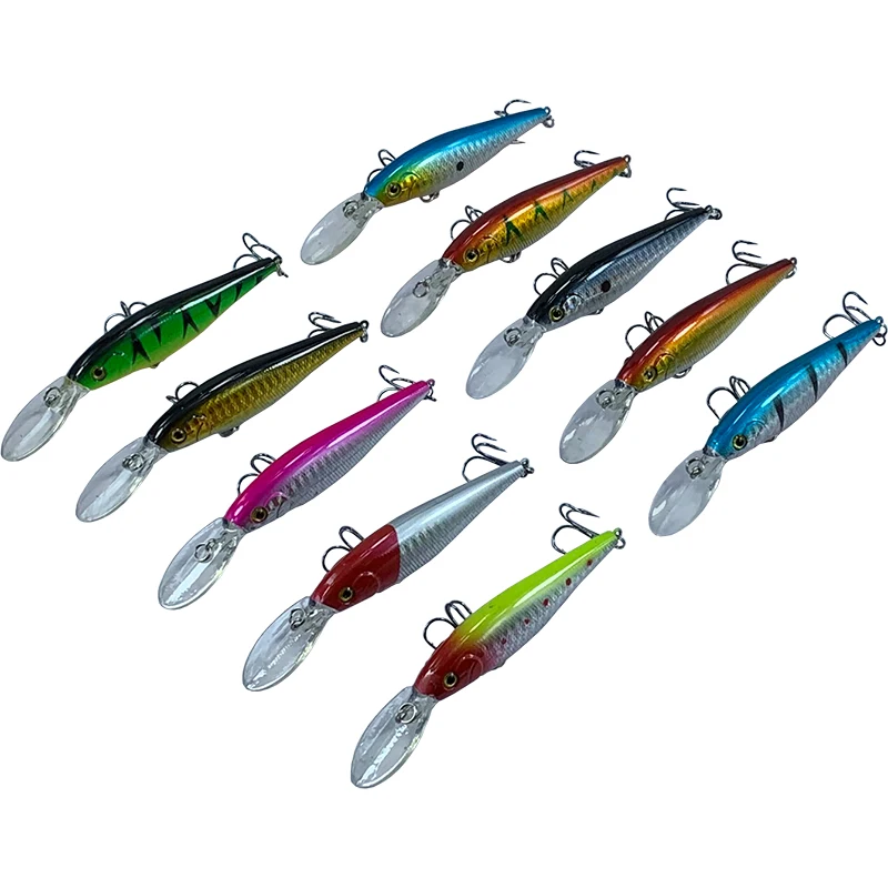 10pcs   ̳  ̳ Ʈ 11cm 10.5g Wobblers Crankbaits ΰ ϵ ̳ ŰƮ̽ ׾  ̳ Pesca 10  ٴϴ   ̳ 11cm 1
