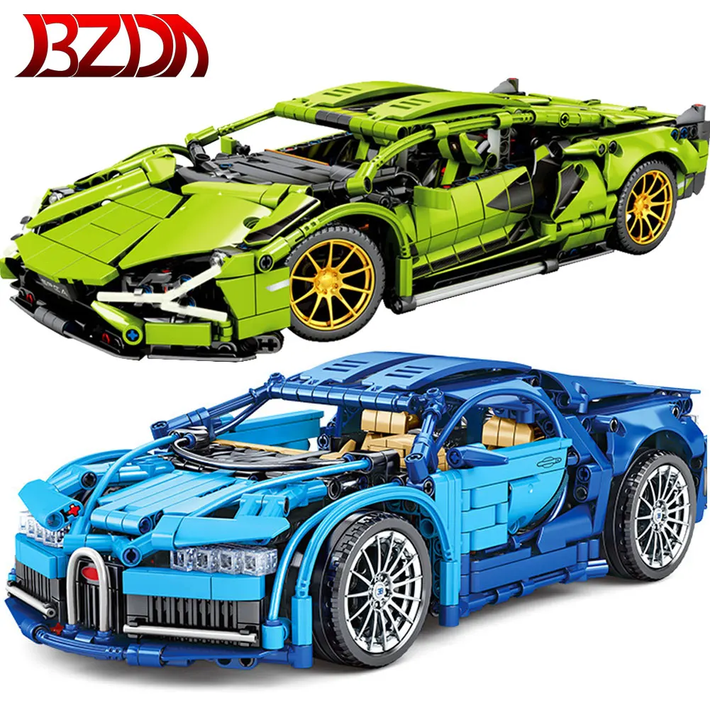 Детский конструктор BZDA City Technic спортивный автомобиль скорость чемпион