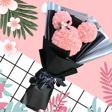 Креативный искусственный каваи Роза Букет DIY Пена Микки Модель декоративный дом День Святого Валентина Рождественский подарок Пена Цветок