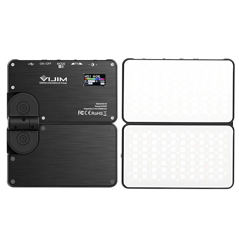 Ulanzi Vijim R316 Folding RGB LED Video Camera