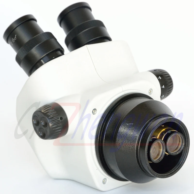 FYSCOPE 쌍안 스테레오 현미경 헤드 업그레이드, 넓은 시야, 7X-50X WF10X, 22mm 접안 렌즈, 3.5X-100X