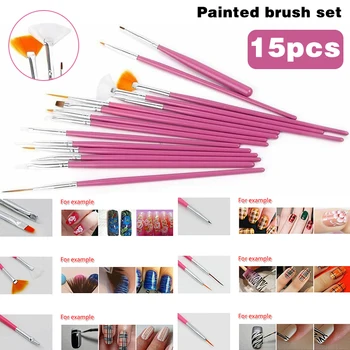 

15 pcs Artist Paint Brushes Set Watercolour Art Painting Craft for Beginner Water Color Acrylic Oil Painting Brushes Supplies