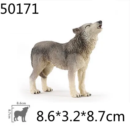 Papo wild animal пластиковая модель моделирование, игрушечный тигр, Лев, медведь Гепард, животное модель - Цвет: 50171