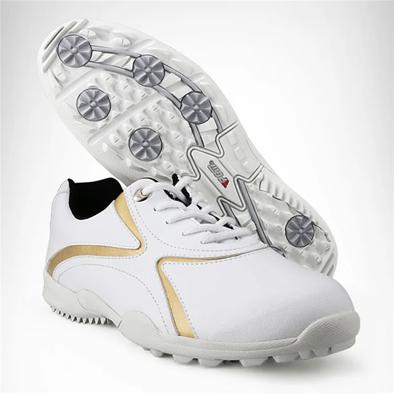 PGM/Брендовая женская обувь для гольфа; легкие женские спортивные кроссовки для отдыха; женские водонепроницаемые дышащие Нескользящие ботинки для гольфа; 2 цвета