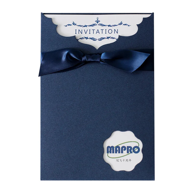  Chen fan Blue Bronzing Universal Birthday Greeting Card Business Invitation Customization of Indivi - 4.00021E+12