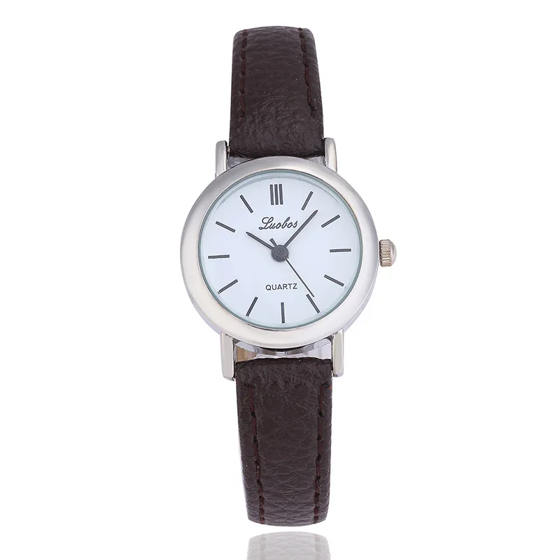 

2017 Europe And America New Style Simple Small Circle Dial Fashion STUDENT'S Watch Trend Casual Quartz Watch Couples Watch