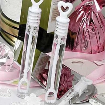 

Bubble Soap Bottles Love Heart Shape Tubes Carry Convenient Handle Empty Wedding Party Decortion Kids Toy Gift