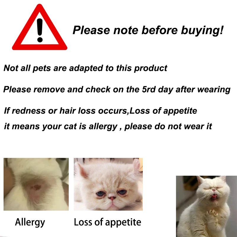Регулируемый ошейник для блох и клещей SUPREPET кошек из натурального каучука 2