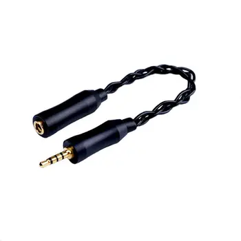 

3.5/4.4mm Male to 2.5mm Female Stereo Conversion Cable 4 Core Balanced Adapter