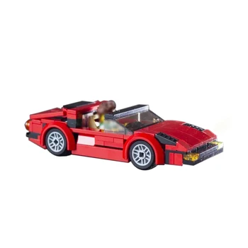 

MOC Building Blocks Racing Super car Building Block Motor Red Technic Universal Car Compatible with Bricks Toys for Kids Gift
