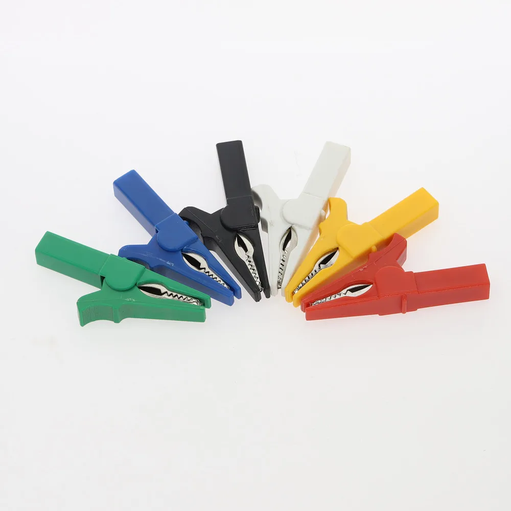 Battery Test Clip 55MM HV Alligator Clip For Banana Plug 4mm Multimeter Pen Cable Probes Crocodile 1pcs alligator clips electric test clamp test probes test leads