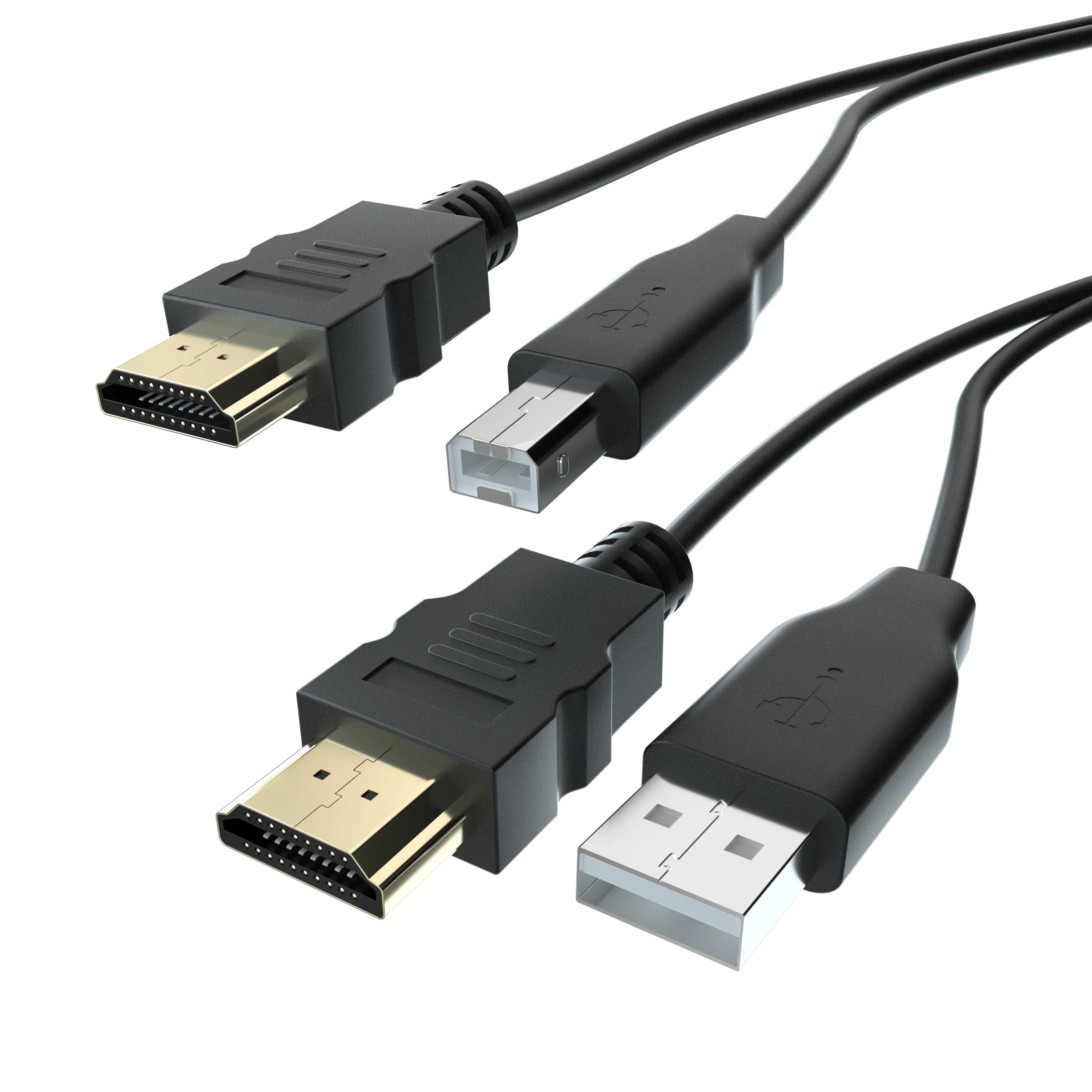 Tesla smart высококачественный 1,5м HDMI USB KVM выделенный кабель