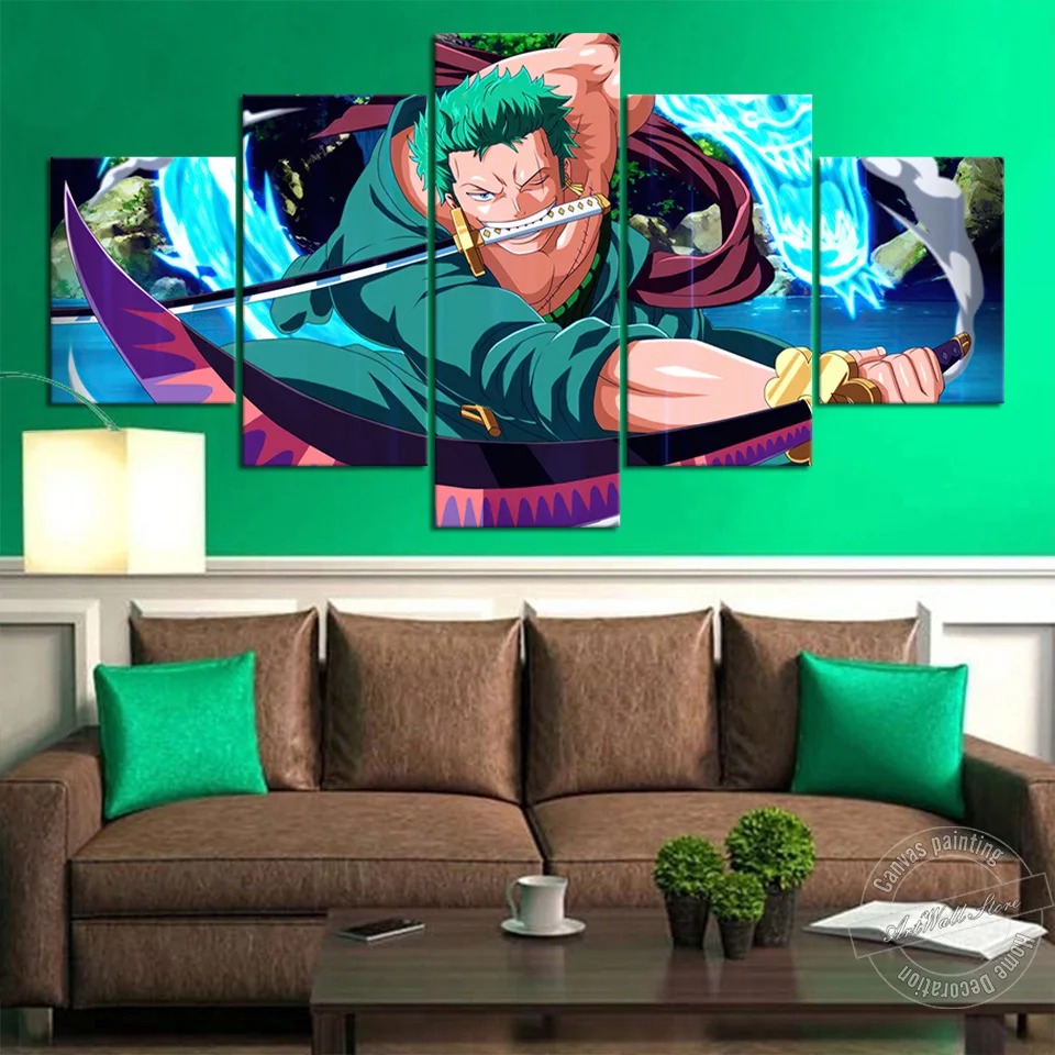 

Unframed Zoro Poster Anime One Piece Pictures for Living Room Decor Canvas Art Wall Picture Wall Hanging Cartoon Painting Gifts