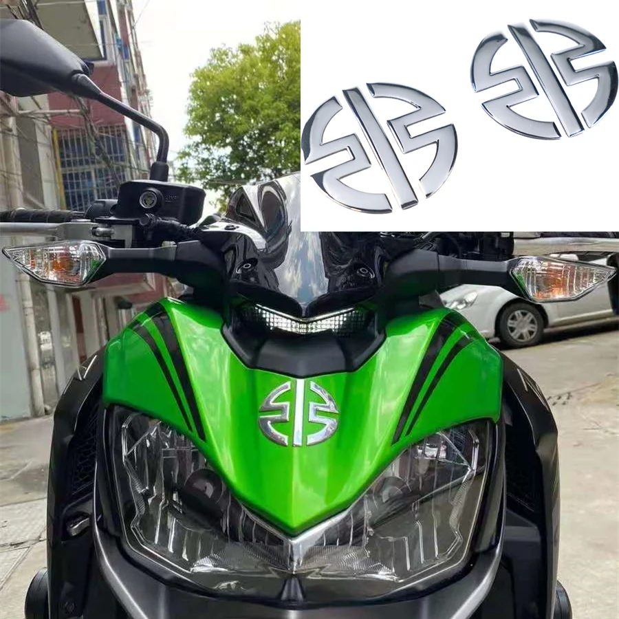 3D PVC Reflective Chrome Strong Glue Tank Side Cover Fairing Logo Emblem Sticker Decal For KAWASAKI H2 H2R NINJA 400 Z250 Z900 | Автомобили
