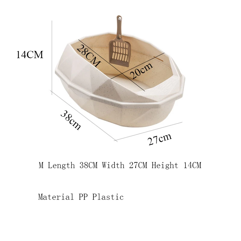 oilet Bedpan Cat Litter Box Toilet Supply Anti-Splash Pet Dog Toilet Puppy Plastic Cat Tray Cat Toilet Training Kit