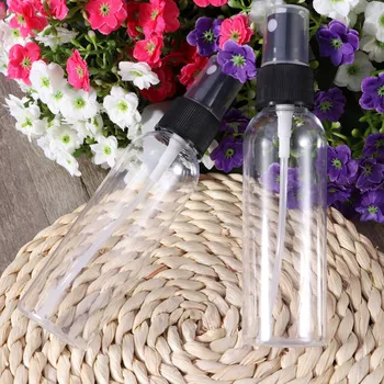 

10 PCS 60ML Transparant Liquid Bottle Empty Plastic Makeup Liquid Perfume Mist Atomizer Refillable for Travel