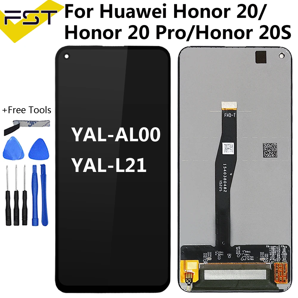 

6.26'' For Huawei Honor 20/Honor 20 Pro/Honor 20S LCD Display+Touch Screen Digitizer Assembly For Huawei Honor 20 YAL-L21 LCD
