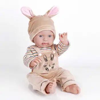 

18 inch Soft PVC Reborn Doll Baby Lifelike Baby Doll Toy for Girls Sleeping Educational Toys Christmas Birthday Gift for Kids
