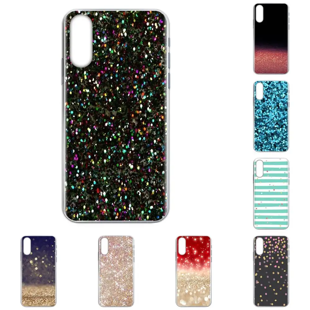 Kawaii Gold Confetti Dots для Xiaomi Mi note 9 10 mi10 mi9 mi8 pro lite SE A1 A2 A3 CC9 CC9E 9T TPU модный мобильный телефон