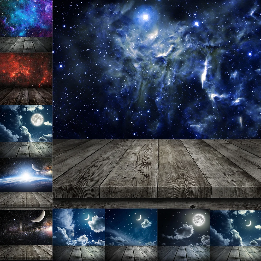 

Minimoto Template Starry Sky Photography Background Cloth 90x150cm Photography Studio Backdrop For Camera Photo
