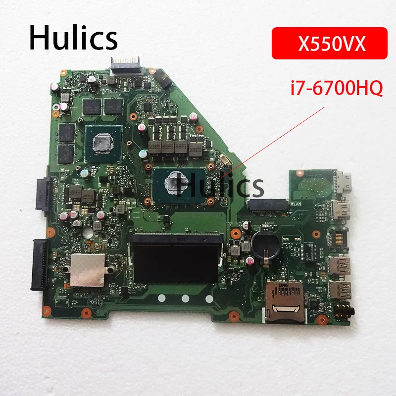 Hulics Original X550VX Laptop motherboard for ASUS K550V X550V mainboard I7-6700HQ GTX950M main board | Компьютеры и офис