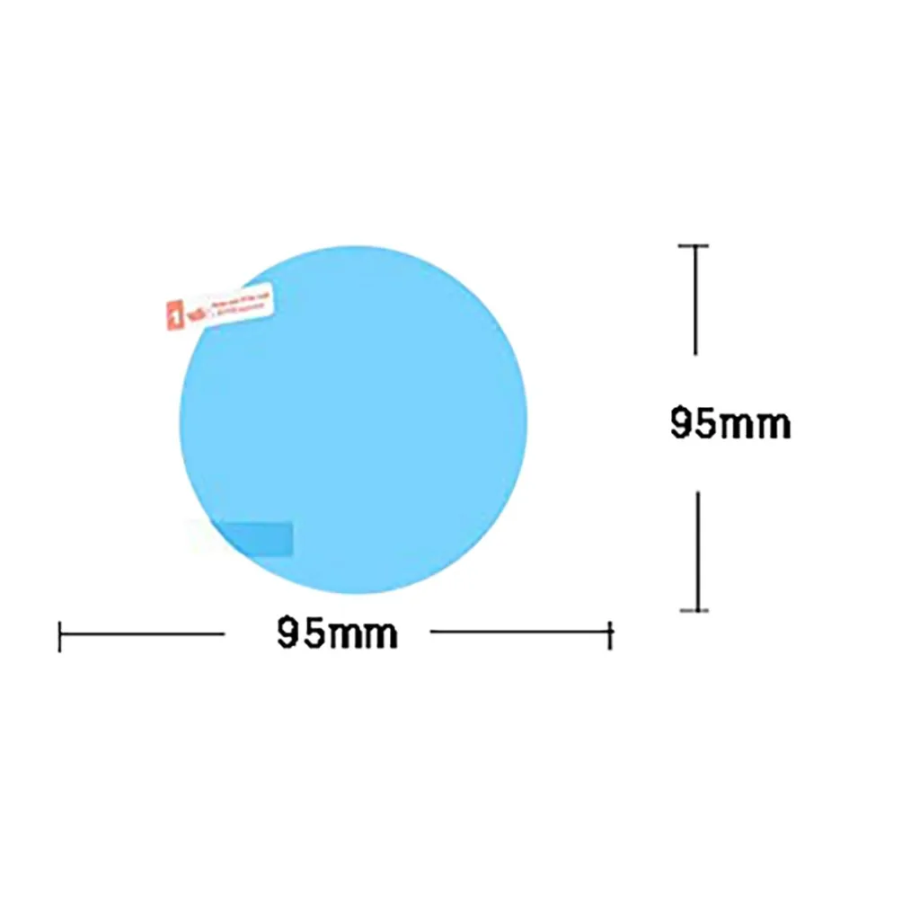 8 шт. Автомобильная зеркальная защитная пленка заднего вида, противотуманная, на окно, прозрачная, непромокаемая, на зеркало заднего вида, Защитная мягкая пленка, авто аксессуары