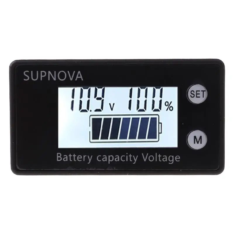 

DC 8V-100V Lead Acid Lithium LiFePO4 Car Motorcycle Battery Capacity Indicator