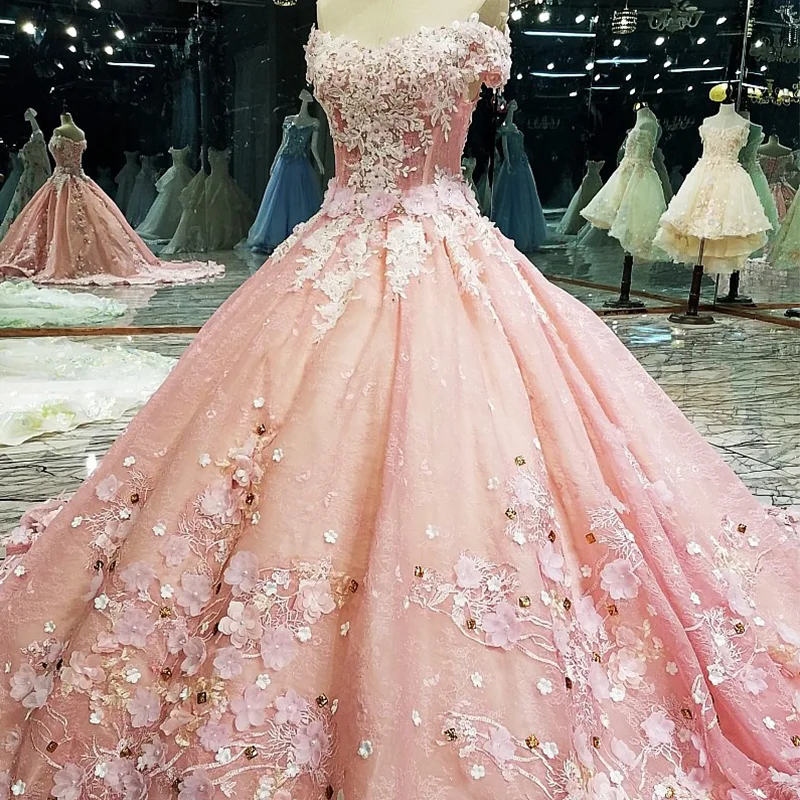 LS00133 Вечернее платье длинное роскошное бальное 2018 Фотографии|flower evening dress|evening dresses