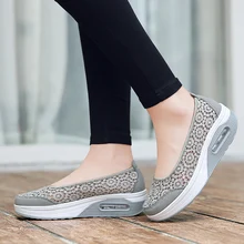 RUIFF/Новинка; Легкая женская прогулочная обувь, увеличивающая рост; кружевные водонепроницаемые мокасины для отдыха; дышащая обувь