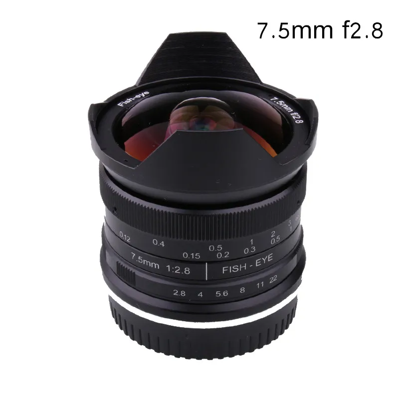 7,5 мм f2.8 Рыбий глаз объектив 180 APS-C ручной фиксированный объектив для Canon EOS-M Крепление камеры Горячая Распродажа Бесплатная доставка 7,5 мм f2.8 Рыбий глаз объектив 180 APS-C ручной фиксированный объектив для Canon EOS-M Крепление камеры Горячая Распродажа Бесплатная доставка