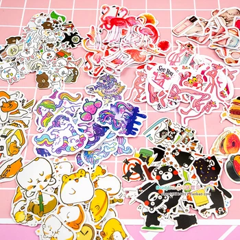 

30pcs Cute Stationery Stickers Lovely Animal Food Flower Sticker Box for DIY Scrapbooking Diary Photo Albums Planner Girls Gift