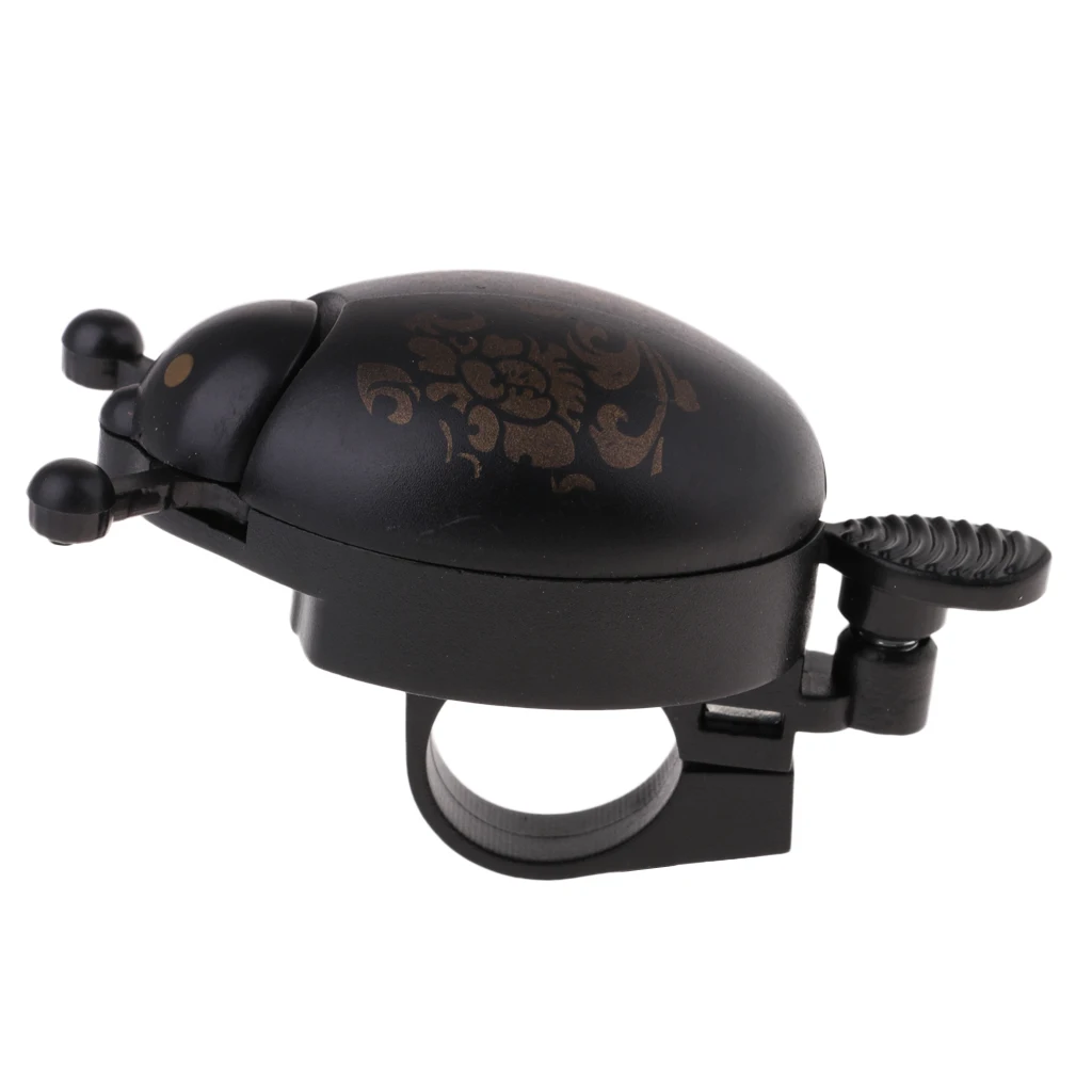 Lovely Funny   Beetle Ladybug Bug Ring Bicycle Bell for   Cycling Bike Ride Alarm Mountain Bike Trumpet Horn