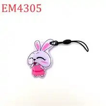 125 кГц перезаписываемый Бланк карты жетон бейдж тег EM4305 T5577 RFID смарт тег водонепроницаемый брелок Бесконтактная карта контроля доступа 1 шт