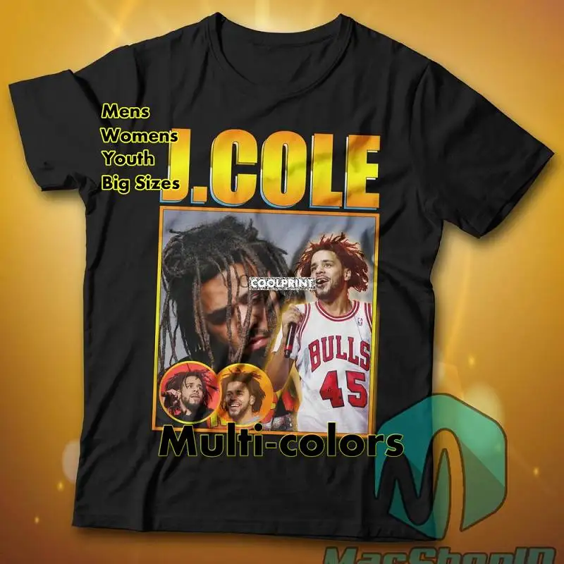 J Cole Rapper Vintage T Shirt Hypebeast 