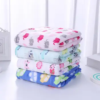 

Cute Baby Blanket Thicken Double Layer Soft Fleece Newborn Swaddle Wrap Stroller Cover Warmer Bedding Quilt