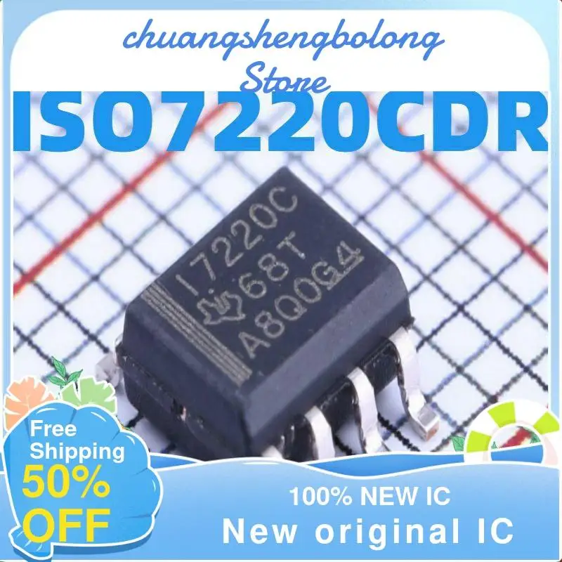 

20 шт., ISO7220, ISO7220CDR I7220C, 17220C, iso7220хаб SOP-8, новый оригинальный IC