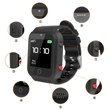 

Smart Watch Pedometer S9D GPS 3G Heart Rate Monitor Phone Camera Many Features Smart Watch (For Android OS 5.1)
