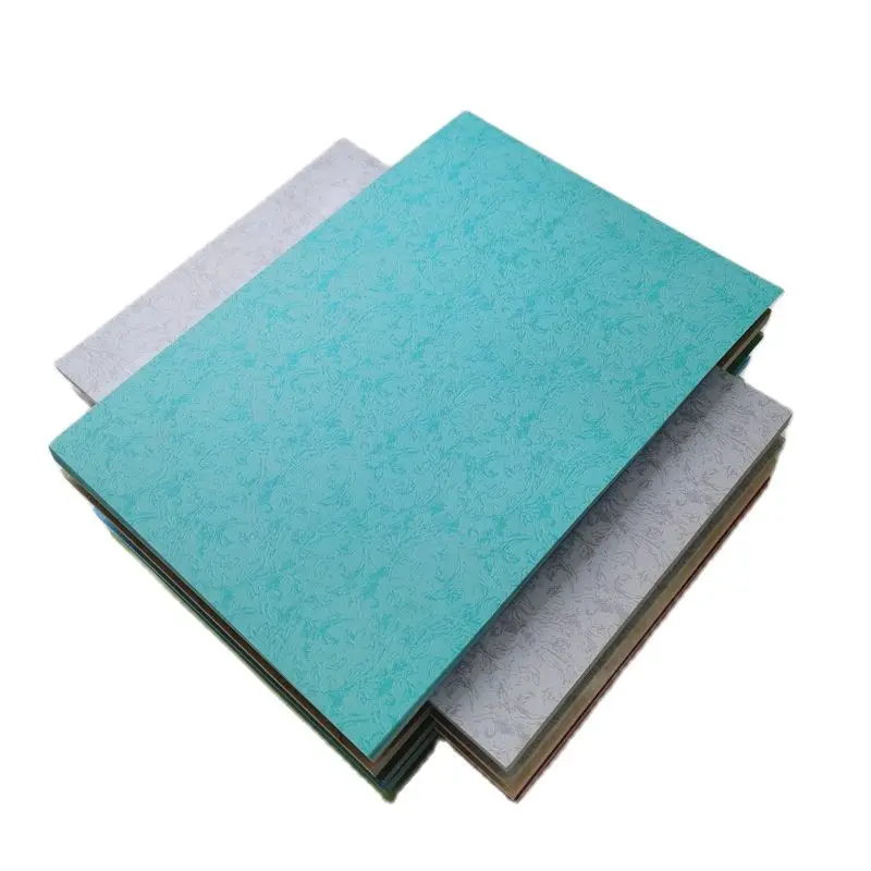 

10 Sheet 29.7x21cm 180gsm A4 Cover Paper Flat Leather Grain Cover Paper Tender Binding Adhesive Cover Paper Color Paperboard