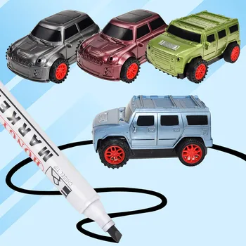 

Follow Any Drawn Line Magic Car Inductive Car Model Children Toy Gift Model Kids Toy Educational Scribing Walking Magic Pen Toys