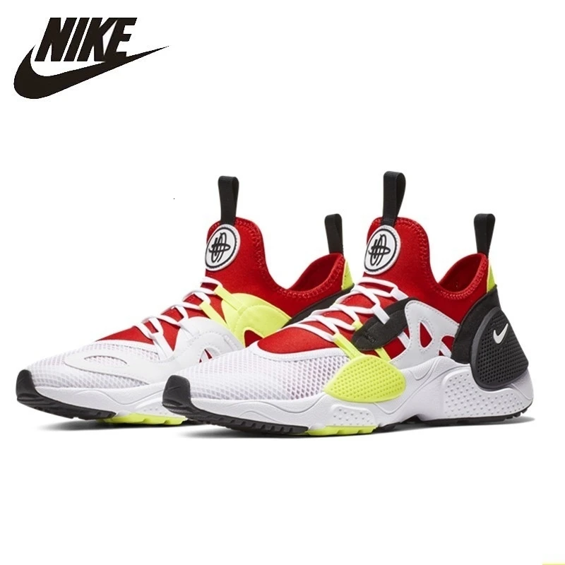 

Nike HUARACHE E.D.G.E.TXT Men Running Shoes White University Red Comfortable Breathable Sneakers #AO1697-100