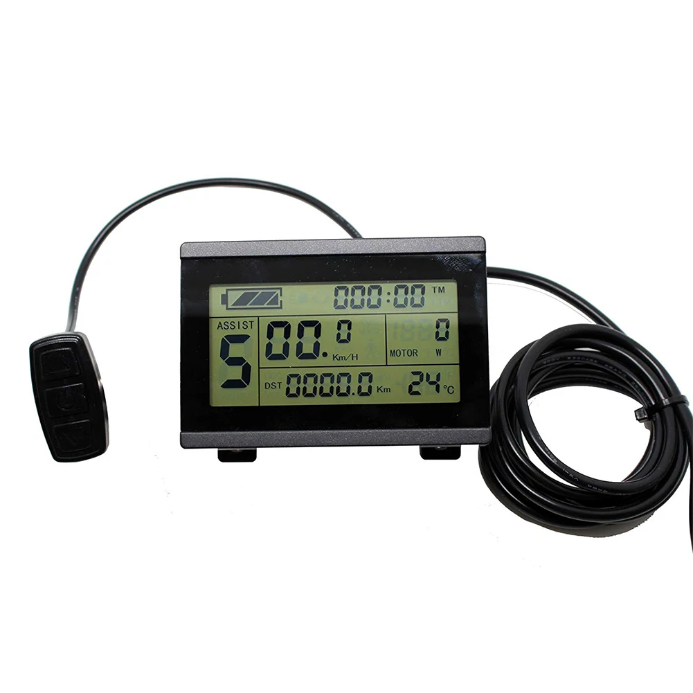 

Display Waterproof With Connector Date LCD Control Panel Intelligent Outdoor Electric Bicycle Accessories Practical Instrument