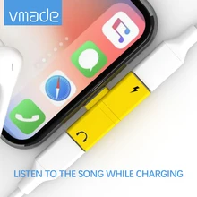 Apple iPhone X 7 8 Plus XS вызов прослушивание песни Зарядка 3 в 1 адаптер телефон аудио сплиттер для наушников преобразователь для наушников