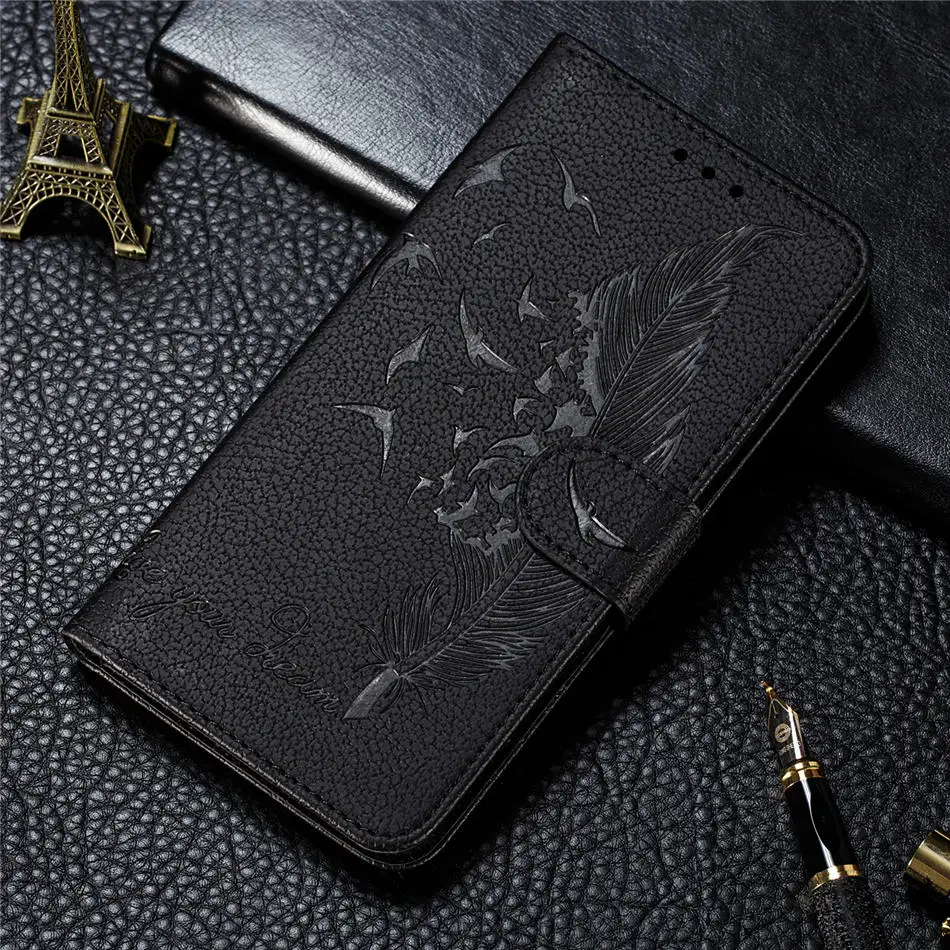Кожаный чехол для HONOR 10X Lite с 3D тиснением Huawei Honor 9X карт Магнитный кошелек 9 X Pro
