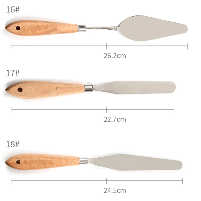 20 шт деревянные ручки масляные краски скребки металлический шпатель набор Искусство ремесло идеальный художник аксессуары для рисования каллиграфия палитра шпатель